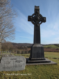 Cross at St Colmcille's Birthplace