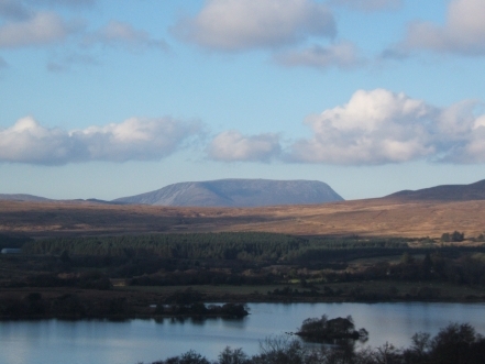 Muckish mountain in Summer and Winter