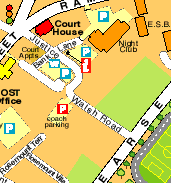 Letterkenny Town Map